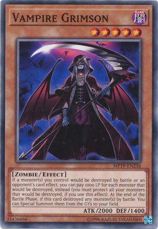 Vampire Grimson - MP19-EN236 - Common - Unlimited available at 401 Games Canada