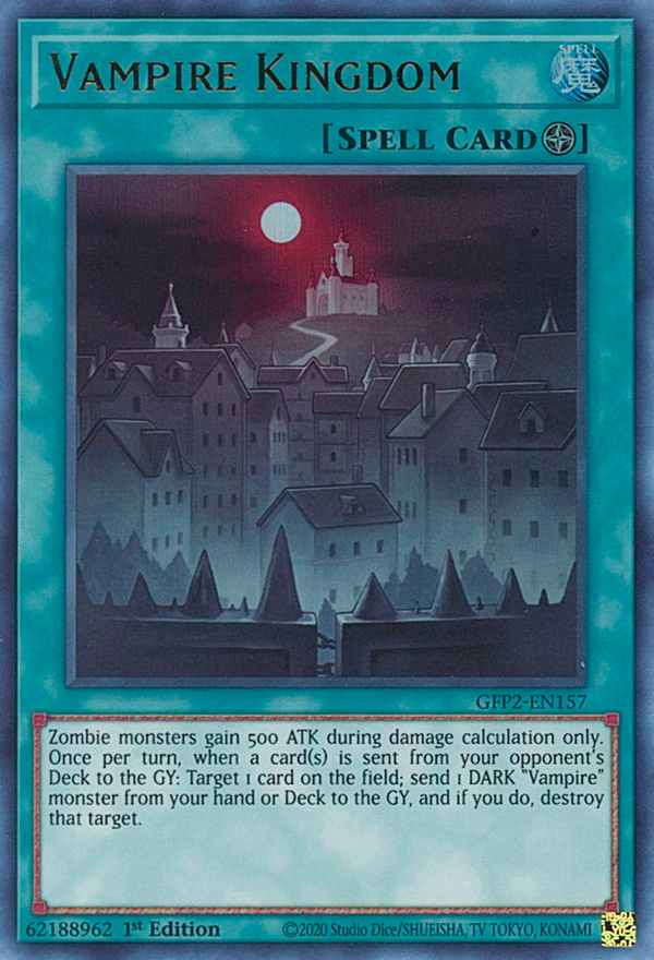 Vampire Kingdom - GFP2-EN157 - Ultra Rare - 1st Edition available at 401 Games Canada