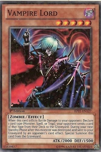 Vampire Lord - BP01-EN127 - Starfoil Rare - 1st Edition available at 401 Games Canada