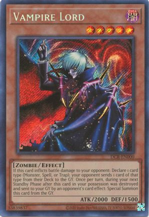Vampire Lord - DCR-EN000 - Secret Rare - Unlimited Worldwide available at 401 Games Canada