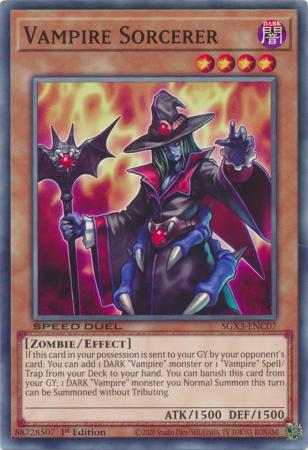 Vampire Sorcerer - SGX3-ENC07 - Common - 1st Edition available at 401 Games Canada