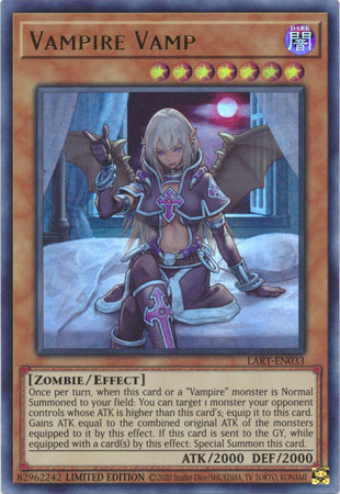 Vampire Vamp - LART-EN033 - Ultra Rare - Limited Edition available at 401 Games Canada