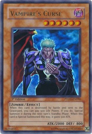 Vampire's Curse - PTDN-EN090 - Ultra Rare - 1st Edition available at 401 Games Canada