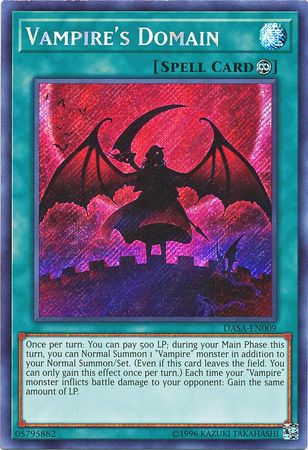 Vampire's Domain - DASA-EN009 - Secret Rare - Unlimited available at 401 Games Canada