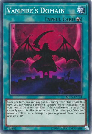 Vampire's Domain - MP19-EN241 - Common - Unlimited available at 401 Games Canada