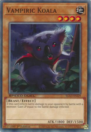 Vampiric Koala - SGX3-ENI29 - Common - 1st Edition available at 401 Games Canada