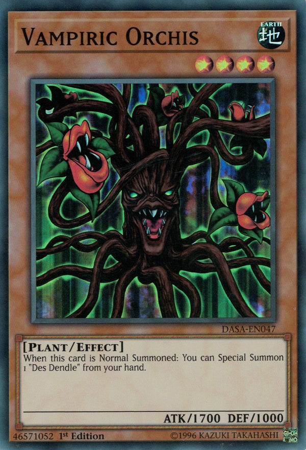 Vampiric Orchis - DASA-EN047 - Super Rare - 1st Edition available at 401 Games Canada