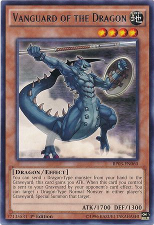 Vanguard of the Dragon (Shatterfoil) - BP03-EN060 - Shatterfoil Rare - 1st Edition available at 401 Games Canada