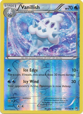 Vanillish - 44/162 - Uncommon - Reverse Holo available at 401 Games Canada