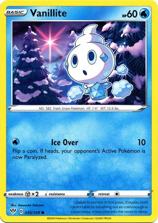 Vanillite - 045/189 - Common available at 401 Games Canada