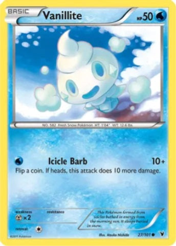 Vanillite - 27/101 - Common available at 401 Games Canada