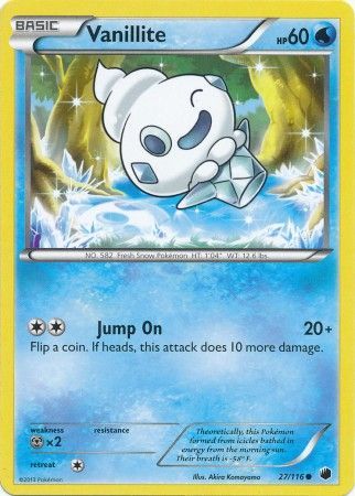 Vanillite - 27/116 - Common available at 401 Games Canada