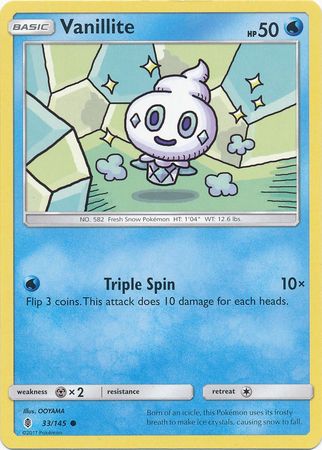 Vanillite - 33/145 - Common available at 401 Games Canada