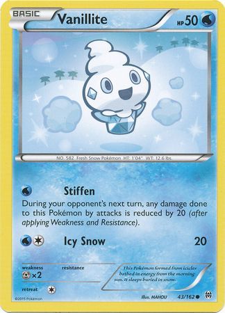 Vanillite - 43/162 - Common available at 401 Games Canada