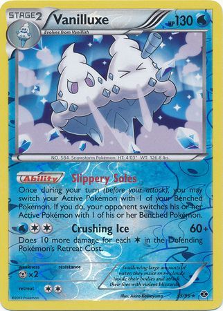 Vanilluxe - 33/99 - Holo Rare - Reverse Holo available at 401 Games Canada