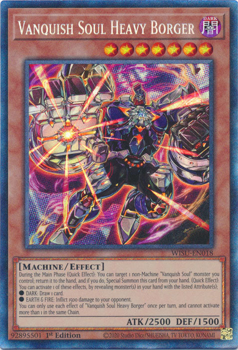 Vanquish Soul Heavy Borger - WISU-EN018 - Collector's Rare - 1st Edition available at 401 Games Canada