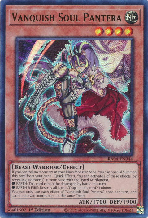 Vanquish Soul Pantera (UR) - RA04-EN044 - Ultra Rare - 1st Edition