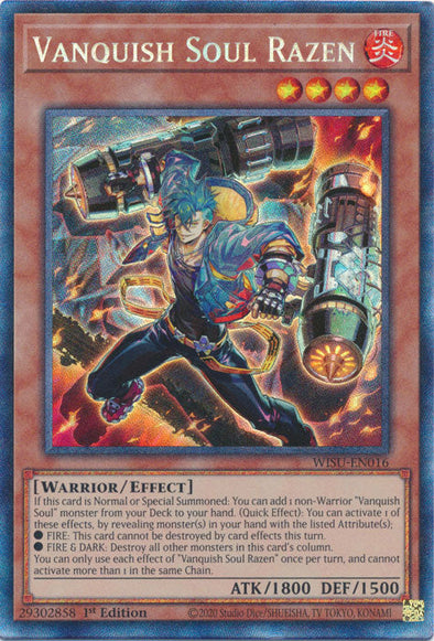 Vanquish Soul Razen - WISU-EN016 - Collector's Rare - 1st Edition available at 401 Games Canada