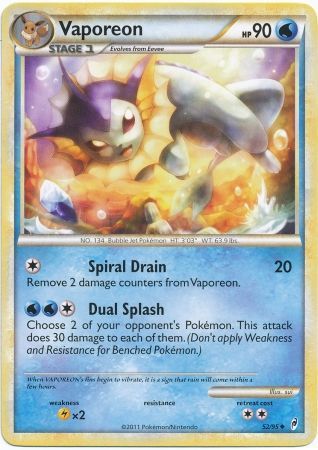 Vaporeon - 52/95 - Uncommon available at 401 Games Canada