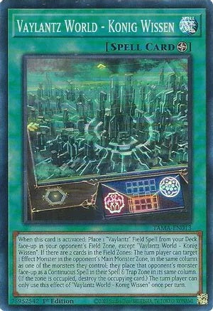 Vaylantz World - Konig Wissen - TAMA-EN013 - Super Rare - 1st Edition available at 401 Games Canada