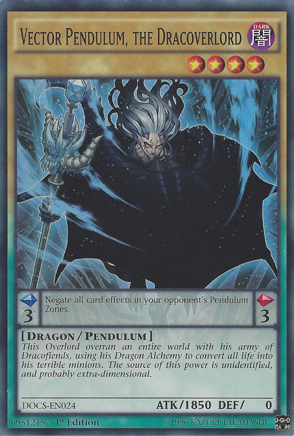 Vector Pendulum, the Dracoverlord - DOCS-EN024 - Super Rare - 1st Edition available at 401 Games Canada