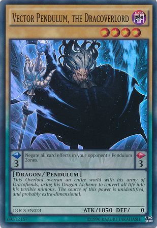 Vector Pendulum, the Dracoverlord - DOCS-EN024 - Super Rare - Unlimited available at 401 Games Canada