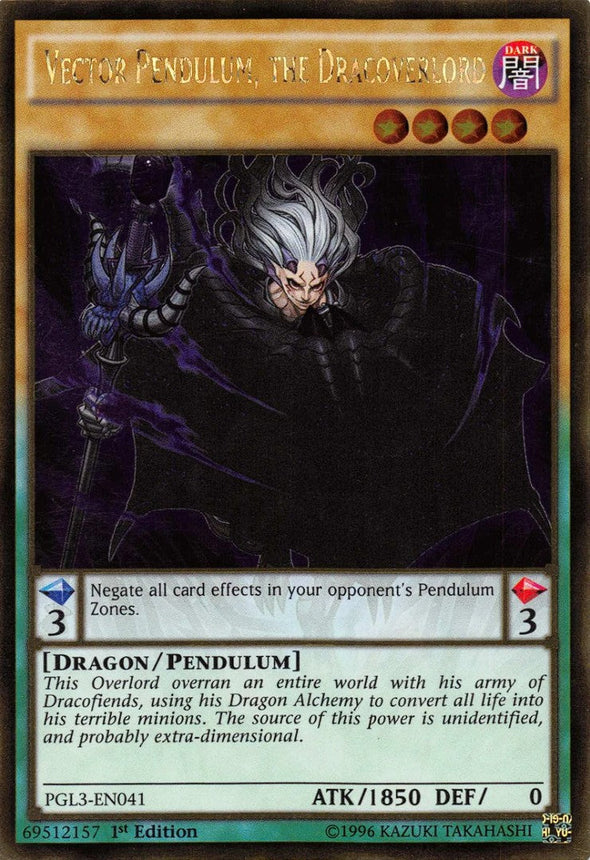 Vector Pendulum, the Dracoverlord - PGL3-EN041 - Gold Rare - 1st Edition available at 401 Games Canada