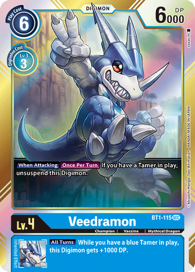 Veedramon - BT1-115 - Secret Rare available at 401 Games Canada