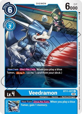 Veedramon - BT11-027 - Uncommon available at 401 Games Canada