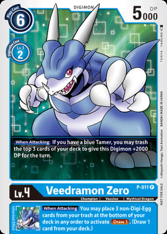 Veedramon Zero - P-011 - Promo available at 401 Games Canada