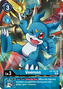 Veemon- EX1-013 - Promo (Tamer's Evolution Box 2) available at 401 Games Canada