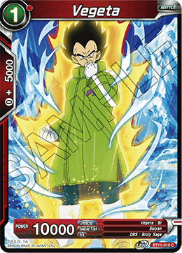 Vegeta - BT11-010 - Common (FOIL) (Reprint) available at 401 Games Canada