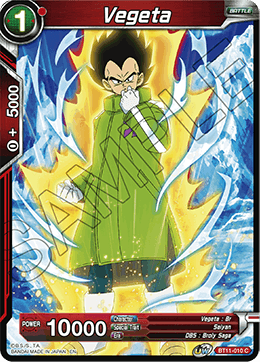 Vegeta - BT11-010 - Common available at 401 Games Canada