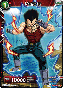 Vegeta - BT17-026 - Common available at 401 Games Canada