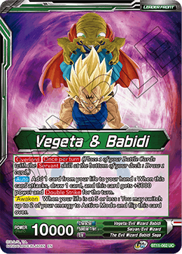 Vegeta & Babidi - BT11-062 - Uncommon (FOIL) (Reprint) available at 401 Games Canada