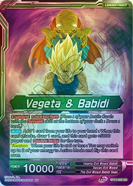 Vegeta & Babidi // Babidi & Prince of Destruction Vegeta, Mightiest Villain - BT11-062 - Uncommon (FOIL) available at 401 Games Canada