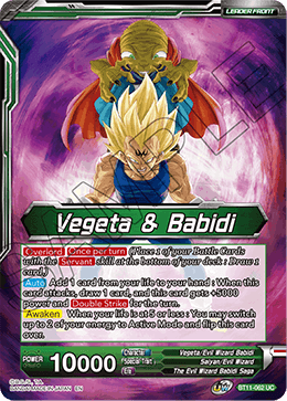 Vegeta & Babidi // Babidi & Prince of Destruction Vegeta, Mightiest Villain - BT11-062 - Uncommon available at 401 Games Canada