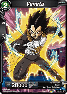 Vegeta - DB3-107 - Common available at 401 Games Canada