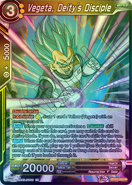 Vegeta, Deity's Disciple - BT12-092 - Rare (FOIL) available at 401 Games Canada