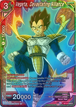 Vegeta, Devastating Alliance - BT14-144 - Common (FOIL) available at 401 Games Canada