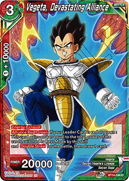 Vegeta, Devastating Alliance - BT14-144 - Common available at 401 Games Canada