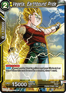 Vegeta, Earthbound Pride - BT10-106 - Common (FOIL) (Reprint) available at 401 Games Canada