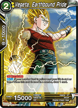 Vegeta, Earthbound Pride - BT10-106 - Common available at 401 Games Canada