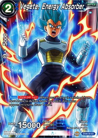 Vegeta, Energy Absorber - EX06-09 - Expansion Rare available at 401 Games Canada