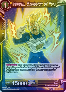 Vegeta, Explosion of Fury - BT8-071 - Common (FOIL) available at 401 Games Canada