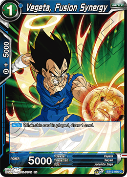 Vegeta, Fusion Synergy - BT12-036 - Common available at 401 Games Canada