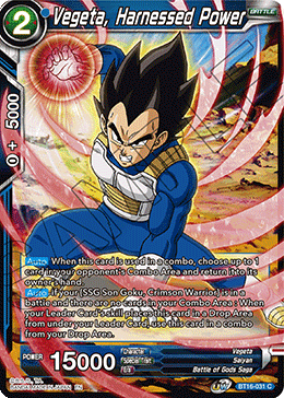 Vegeta, Harnessed Power - BT16-031 - Common (Foil) available at 401 Games Canada