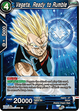 Vegeta, Ready to Rumble - BT11-053 - Rare (FOIL) (Reprint) available at 401 Games Canada