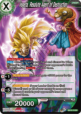 Vegeta, Resolute Agent of Destruction - EX13-13 - Expansion Rare available at 401 Games Canada