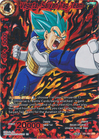 Vegeta, Saiyan Tag Team - DB1-094 - Duo Power Rare available at 401 Games Canada